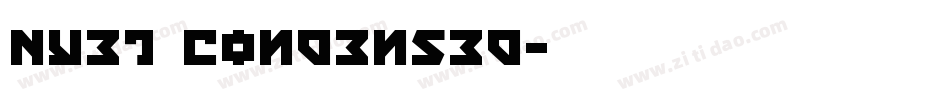 Nyet Condensed字体转换